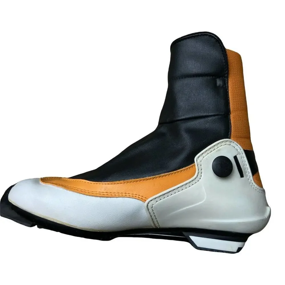 Womens Orange Salomon Vitane 8‎ CL Auto Fit Skate Ski Boots Size 6